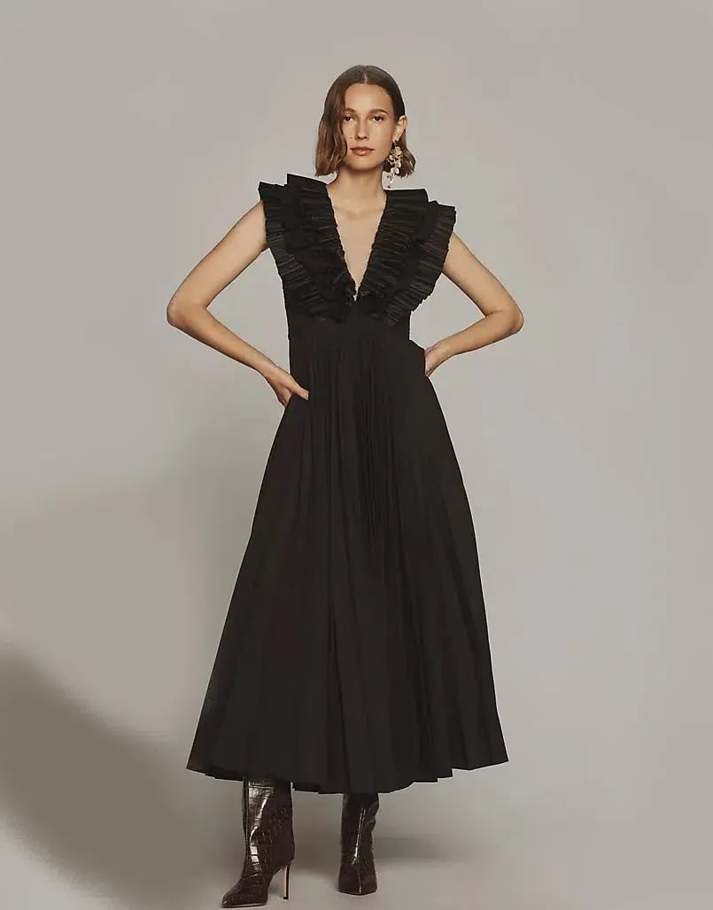 Acler Elsher Maxi Dress Black Size 8 photo 2