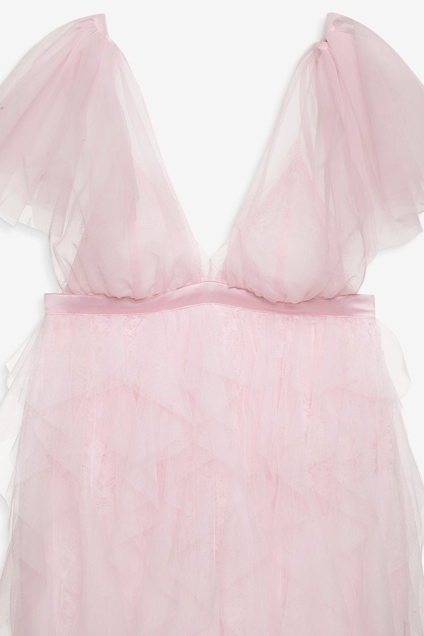 FOR LOVE & LEMONS MAXINE GOWN - PINK photo 4