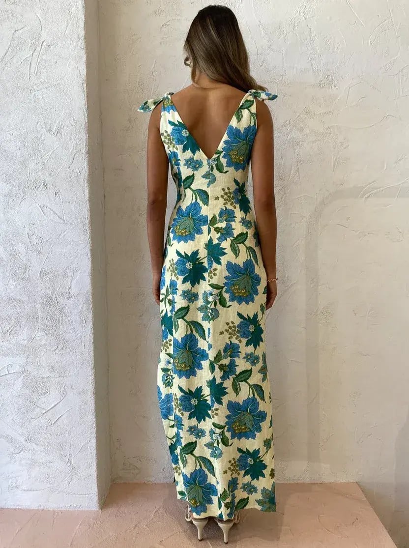 Sir the Label Alexandre Tie Midi Dress Floral Size 3 / AU 12 photo 5