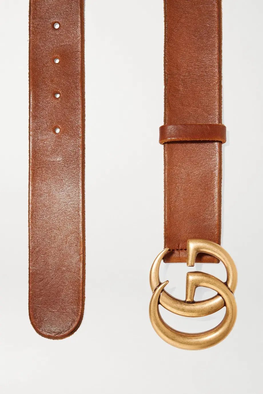 Gucci Double G Buckle Leather Belt Brown photo 2