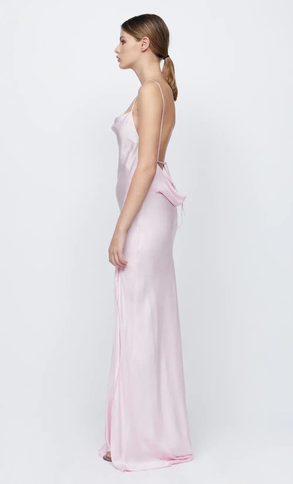 Bec & Bridge Joelle Split Maxi Dress Quartz Blush Size AU 6 photo 2