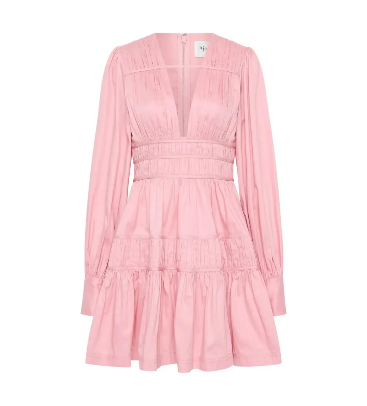 Aje Fallingwater Gathered Mini in Pink Size S / AU 8 photo 5