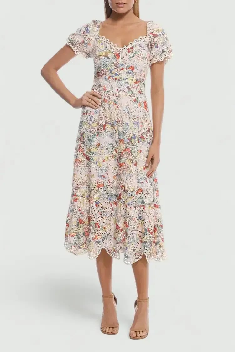 Elliatt Faith Midi Dress Floral Size 14 photo 2