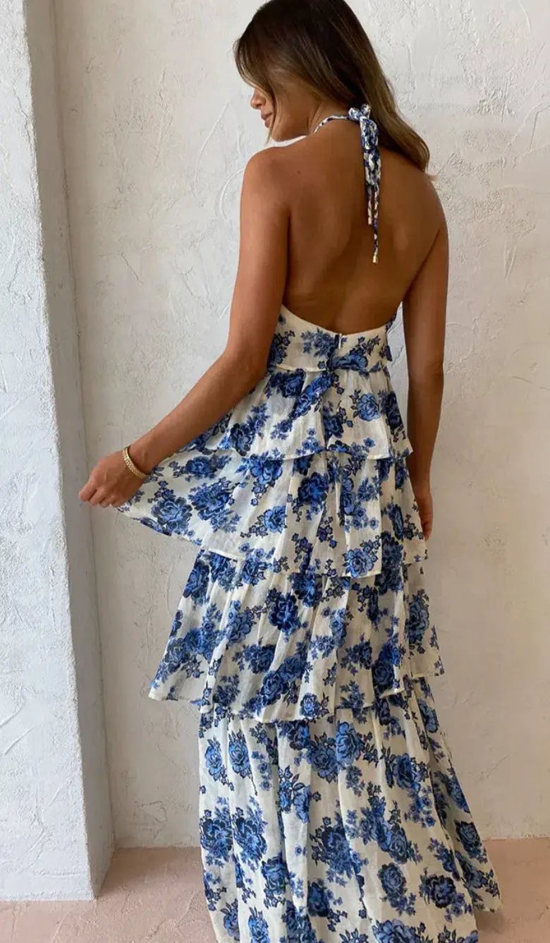 By Nicola Water Lily Maxi Dress Rosie Size 10 photo 3