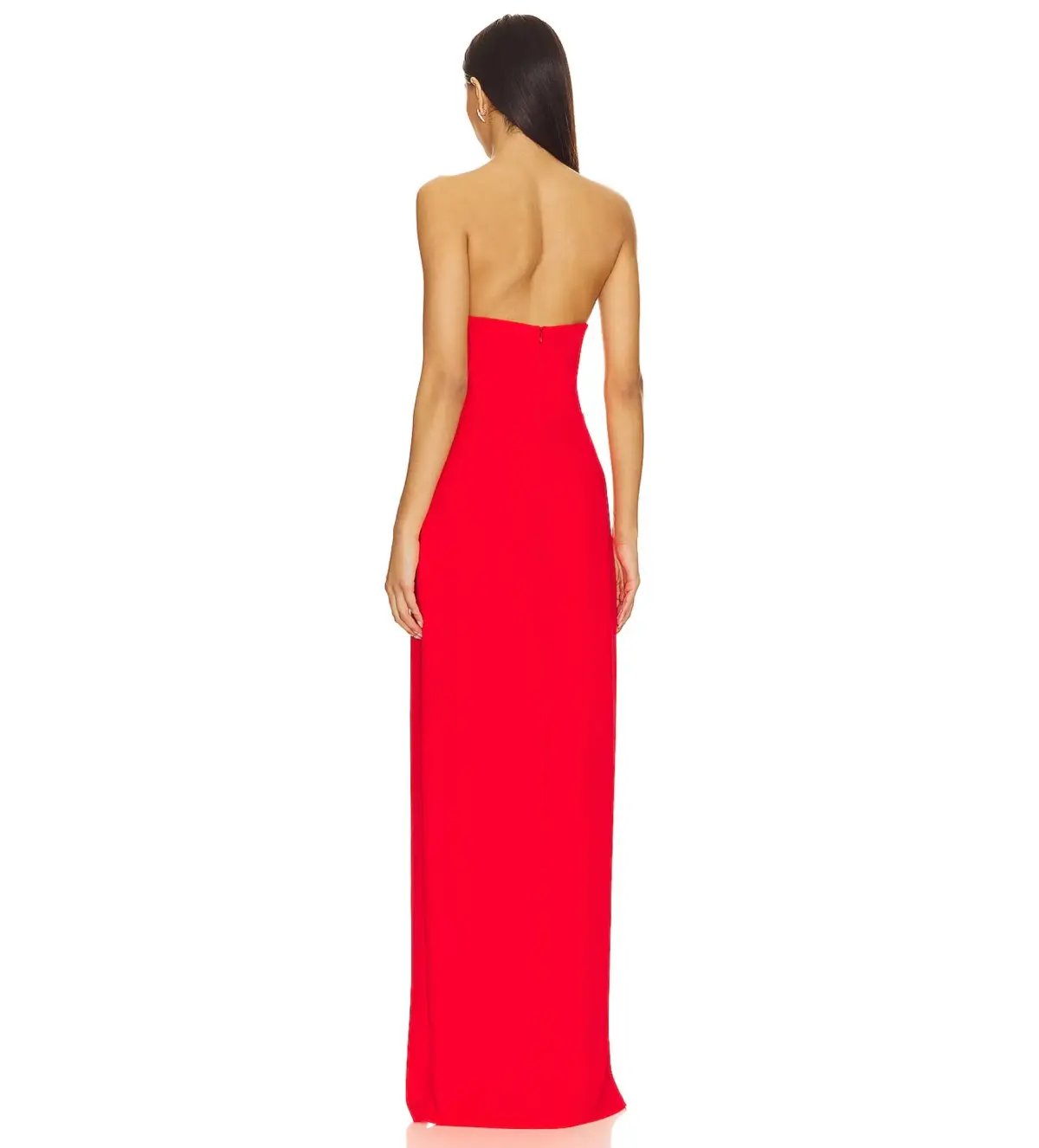 Amanda Uprichard Puzzle Gown Crimson Size S/AU 8 photo 3