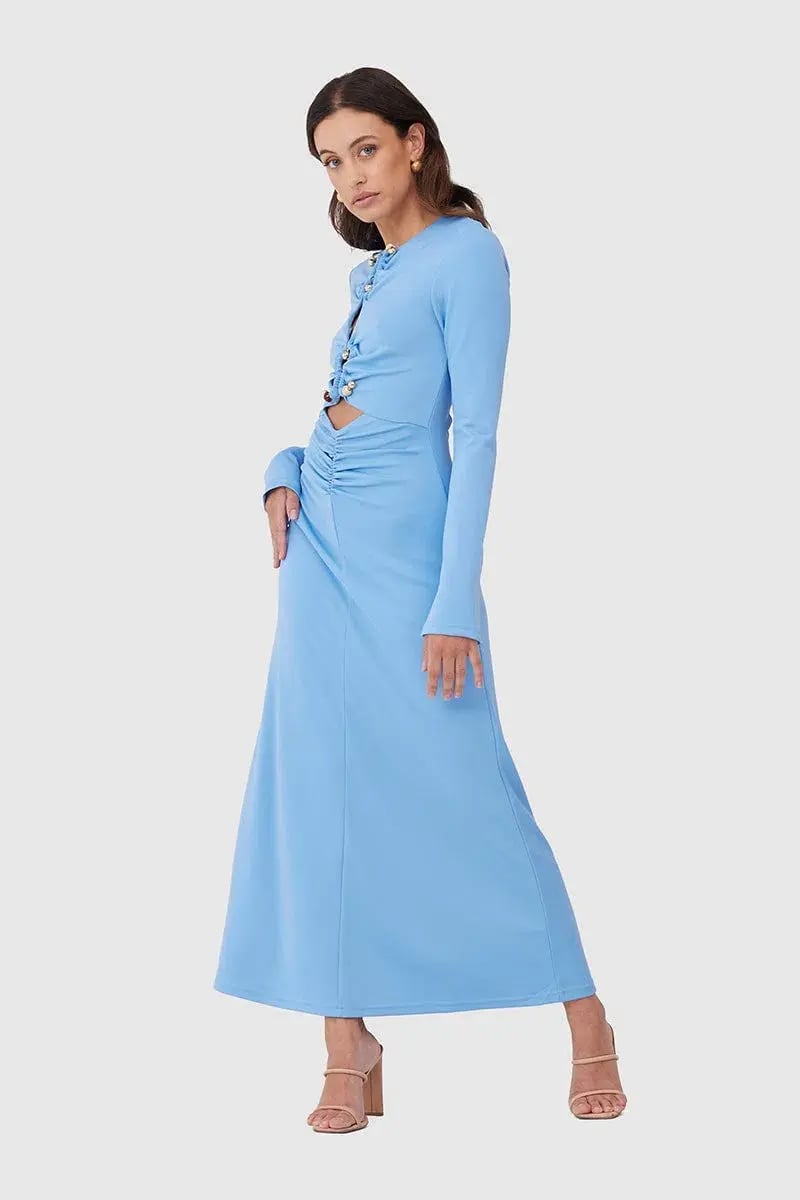 C/MEO Collective Bad Habits Blue Dress Blue Size S/Au 8 photo 3
