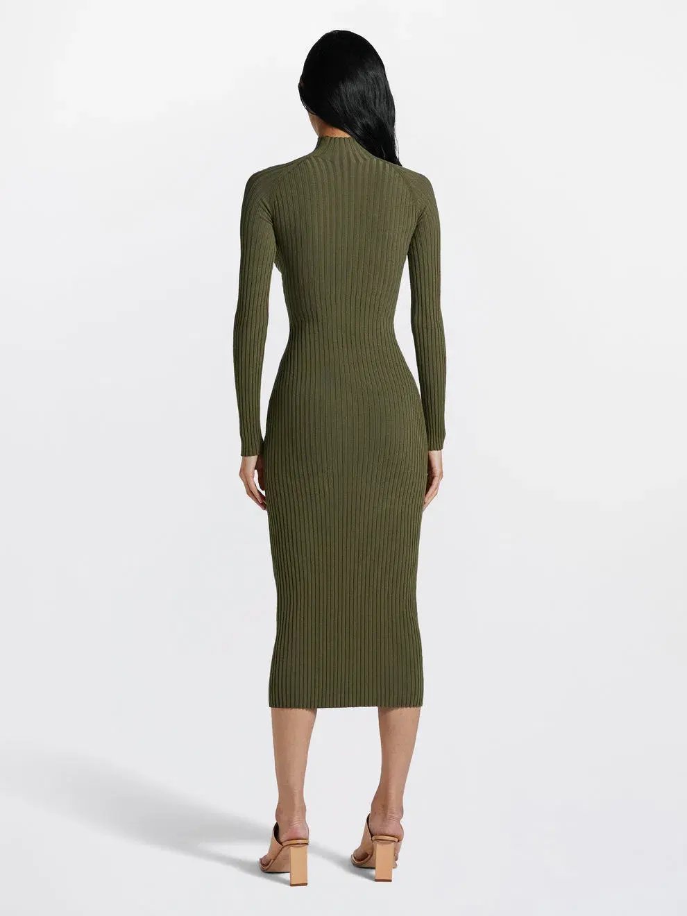 Dion Lee Figure 8 Reversible Dress Green Size S/AU 8 photo 2