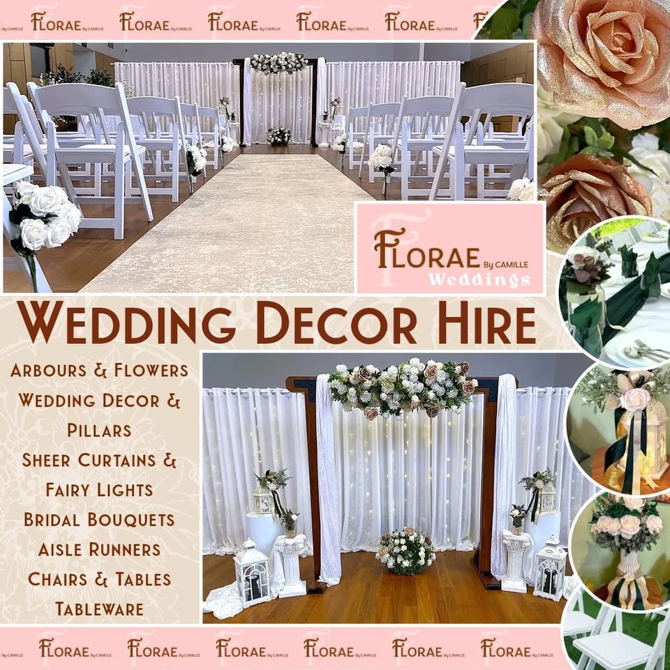 Wedding Flowers + Arbour + Flowers + Wedding Decor Hire photo 2