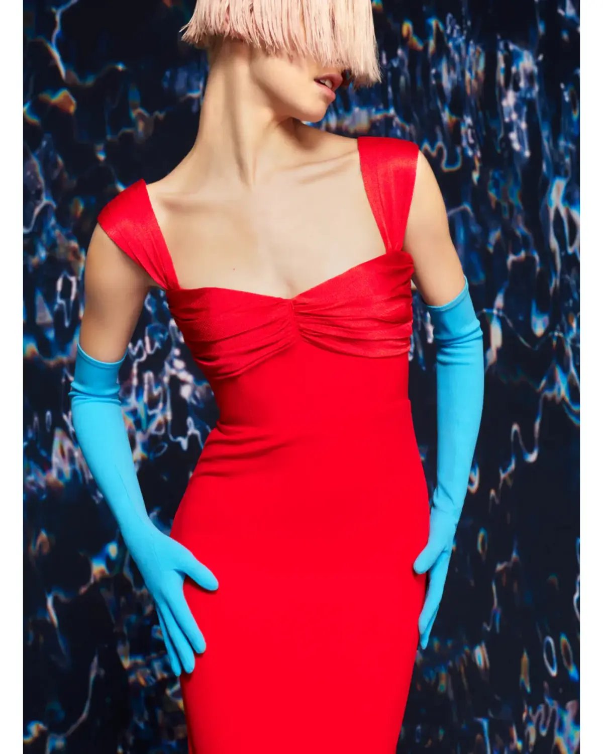 Solace London Calluna Maxi Dress in Red Size AU 4 photo 3