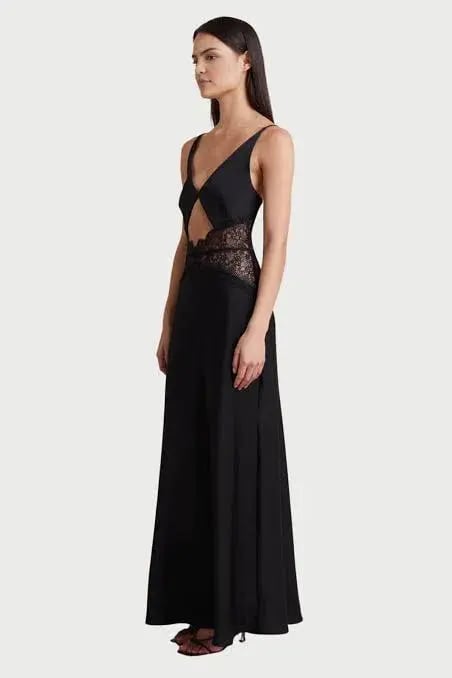 Bec & Bridge Camille Maxi Dress Black Size 8 photo 2
