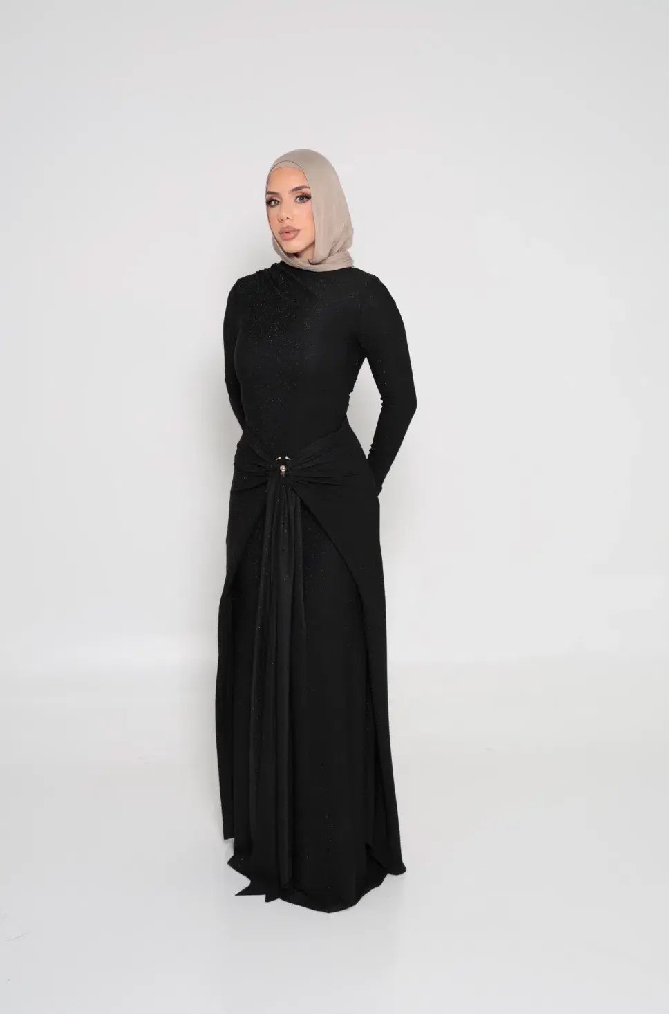 Alaía Muse Aleena Maxi Dress in Black Size S / AU 8 photo 5