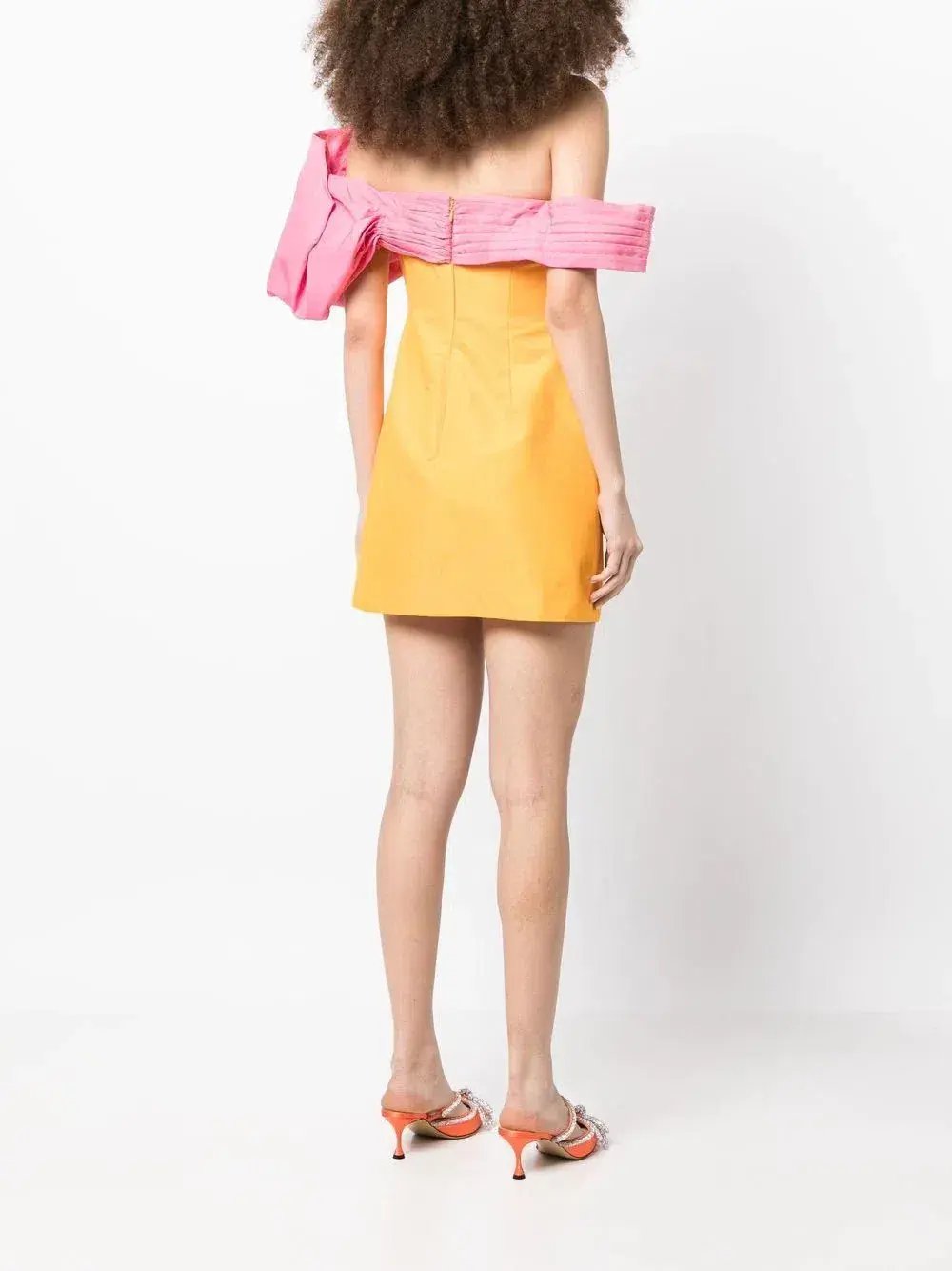Rachel Gilbert Manuela Mini Dress Orange Size 2 / AU 10 photo 2