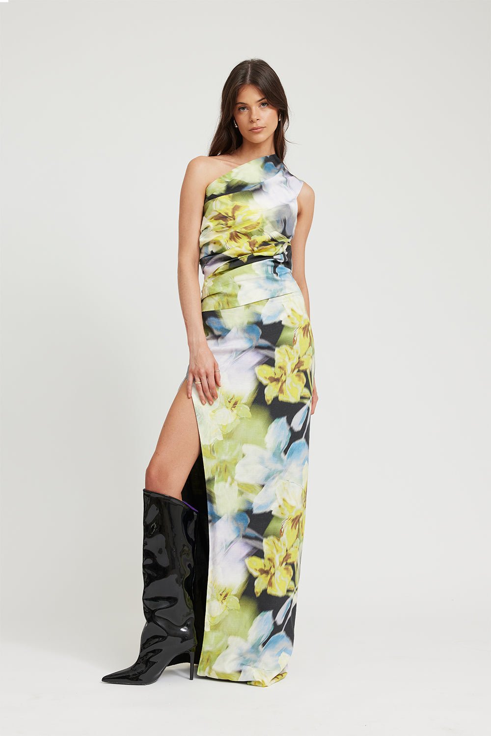 TOJHÀ CECILIA DRESS - MIDNIGHT FLORAL photo 3
