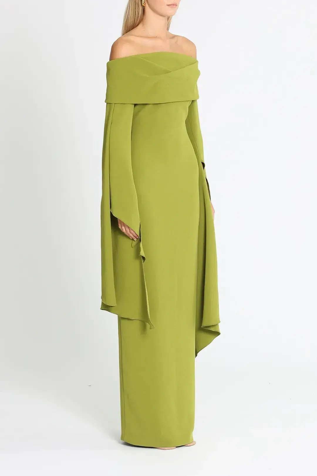Solace London Arden Maxi Dress Green Size 6 photo 2