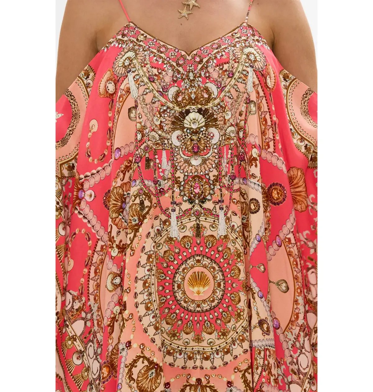 Camilla The Shell Games Shoestring Strap Kaftan Print One Size photo 4