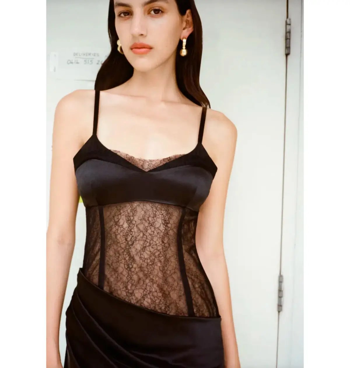 Sir the Label Dunya Draped Gown Black Size AU 10 photo 4