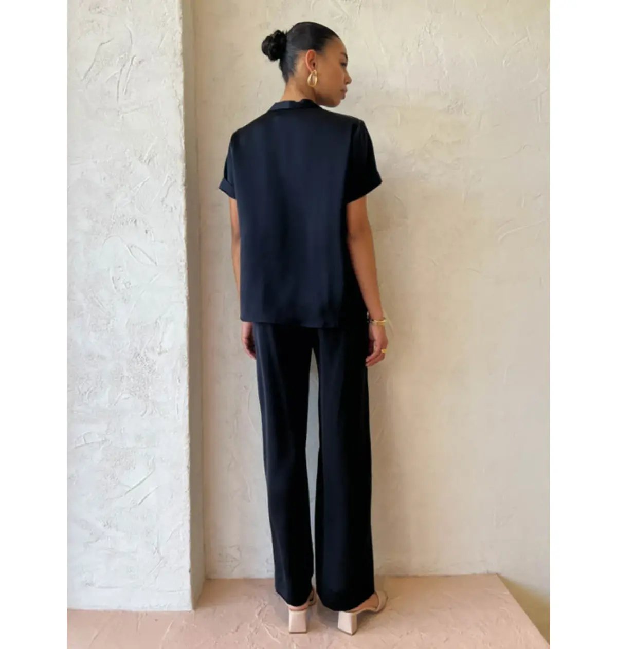Viktoria & Woods Hallelujah Shirt and Chauffeur Trouser Set in Navy Size 2 / AU 10 photo 4