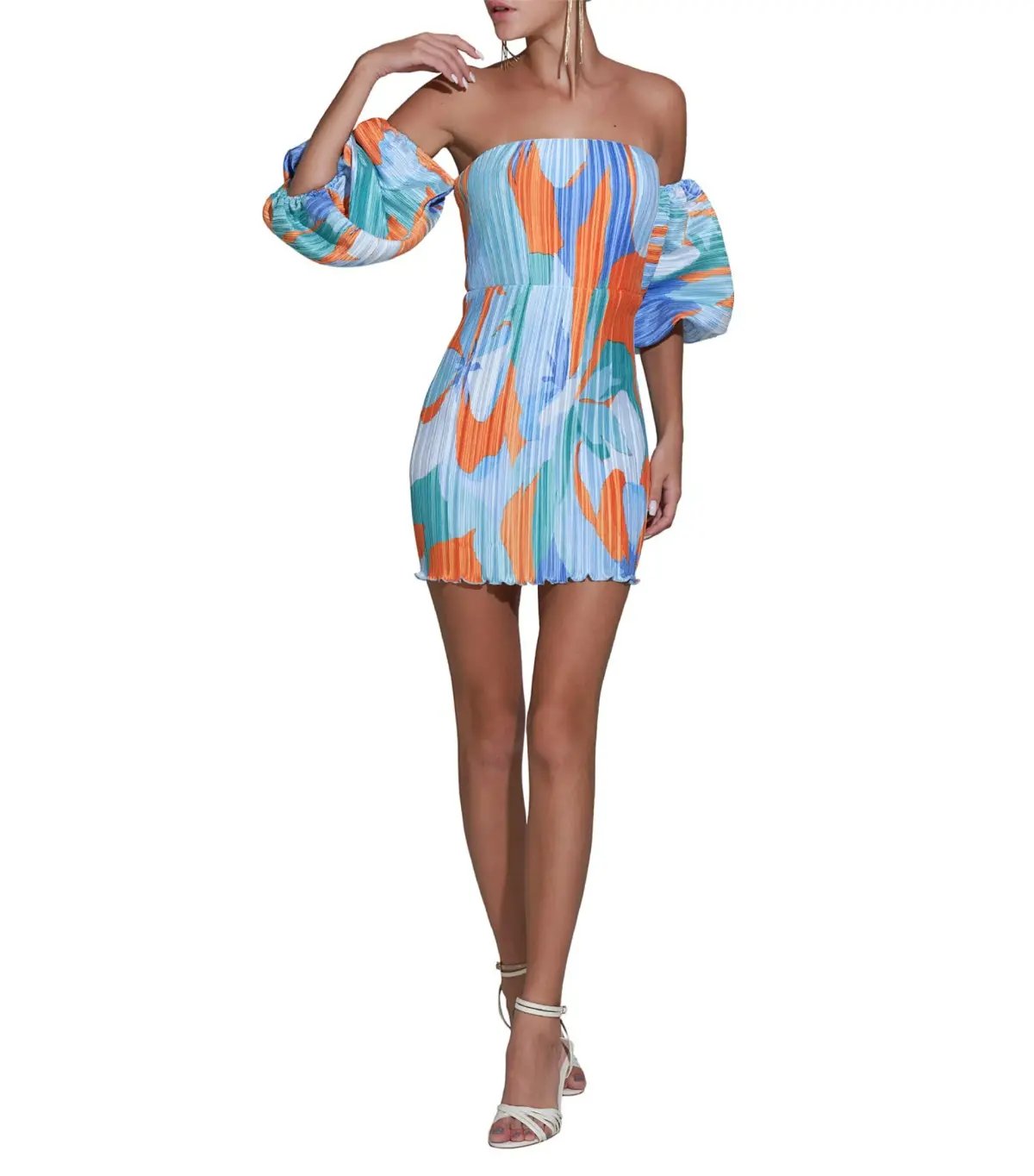 L’Idee Sirene Capri Mini Dress Multi Size AU 10 photo 2