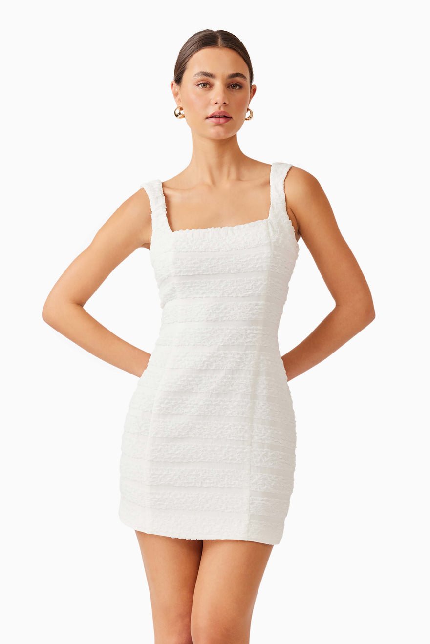 Elliatt Fifi Mini Dress - Ivory photo 4