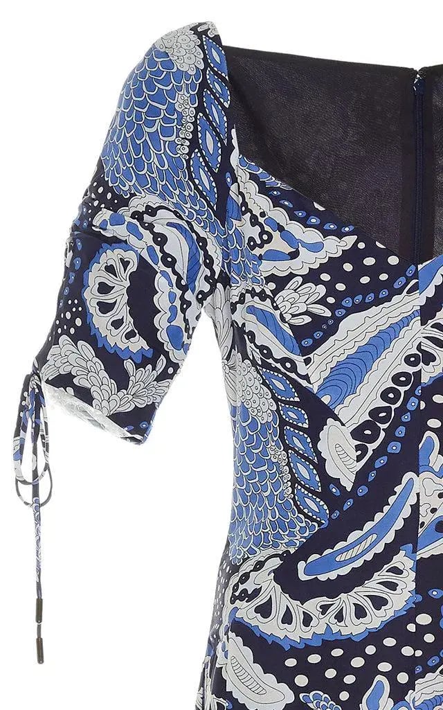 ALice McCall Royal Paisley Midi Dress Print Size 6 photo 4