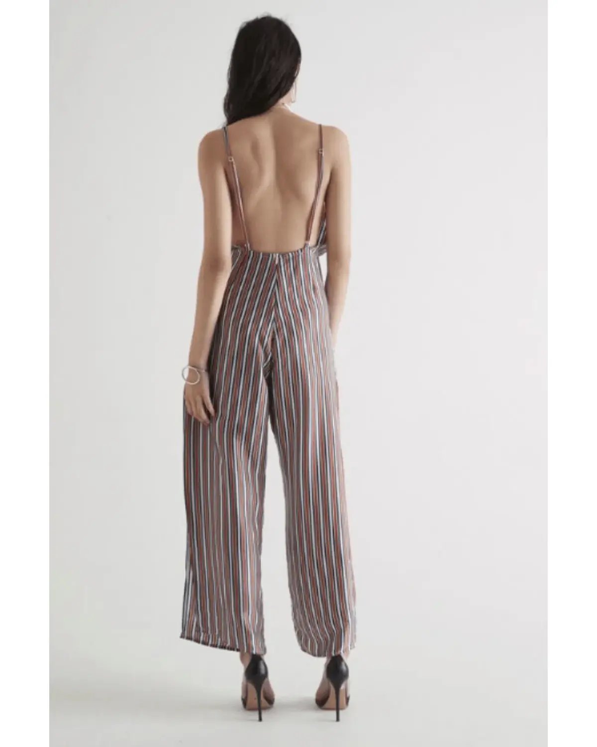 Sir the Label Zoe Jumpsuit Stripe Print Size AU 12 photo 2