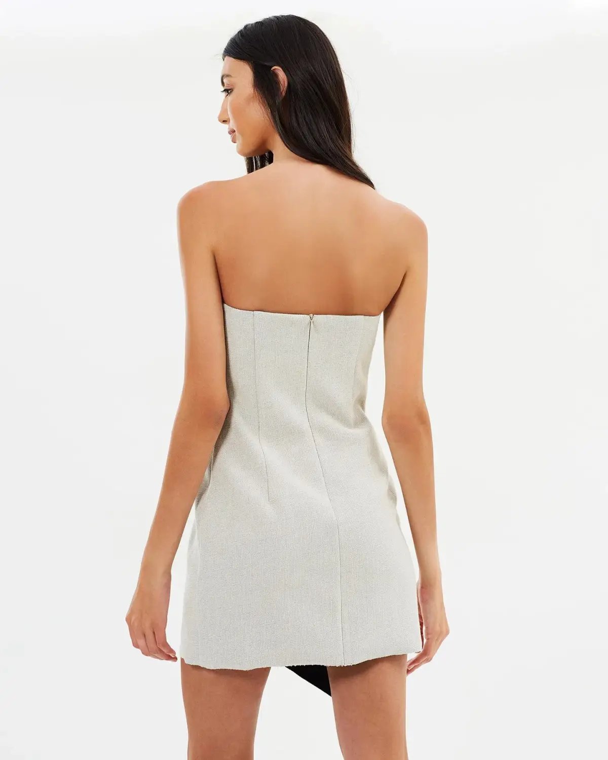 Bec & Bridge Alix Dress Natural Beige Grey Size 10 photo 2