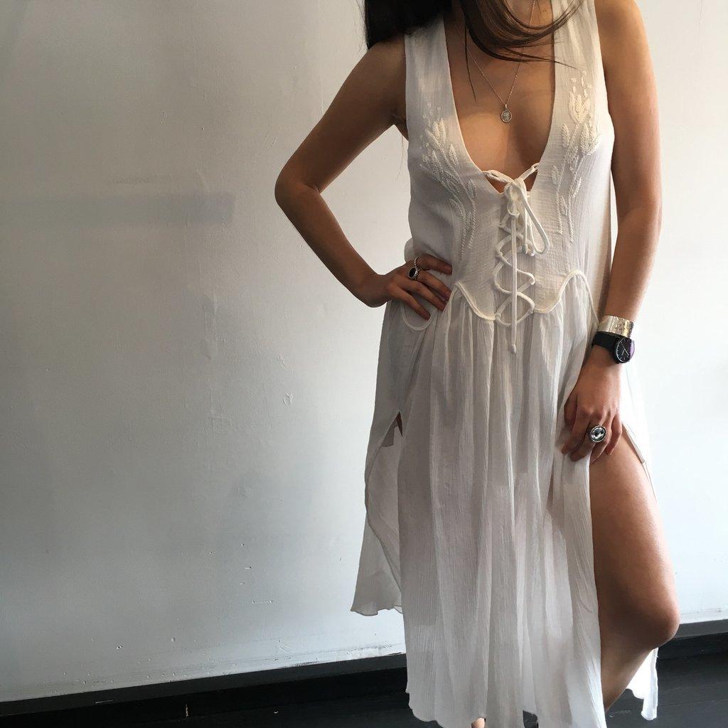 Alice McCall Wild Aster Dress White Size 4 photo 3