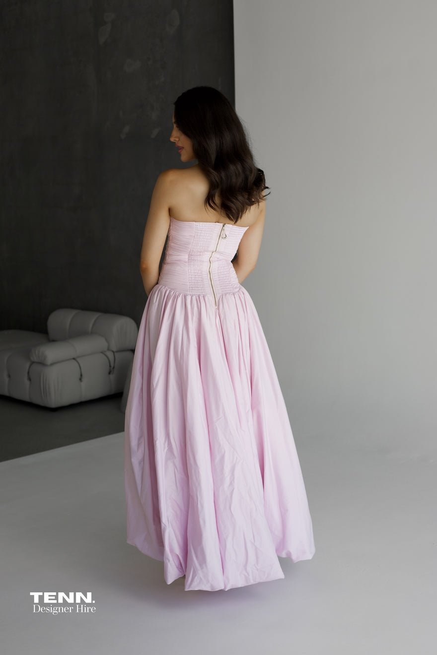 Aje Violette Bubble hem Maxi Dress - Pink photo 2