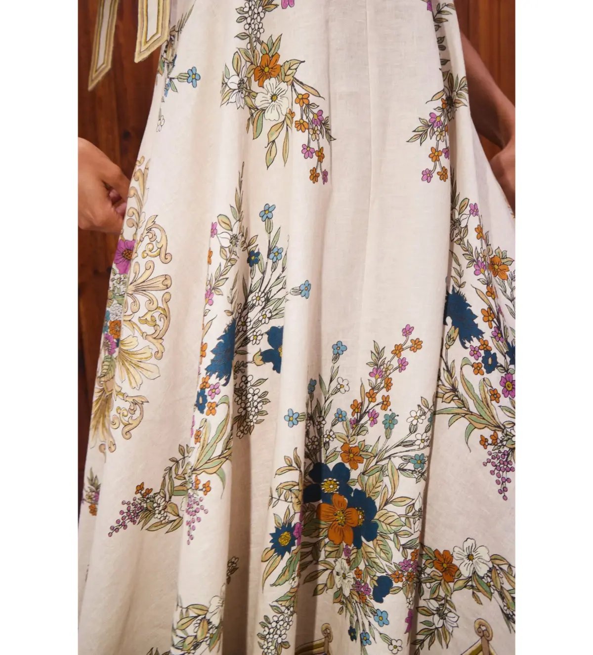 Antoinette Ballet Sundress Midi Dress Multi Size 8 photo 3