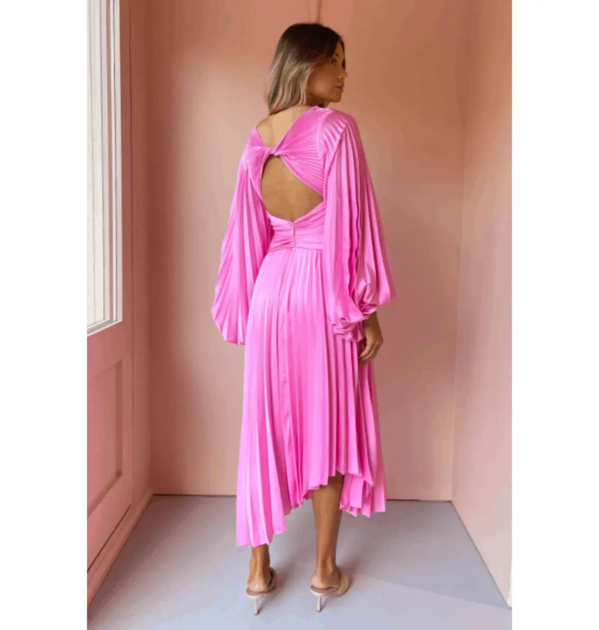 Acler Palms Dress in Confetti Pink Size AU 10 photo 2