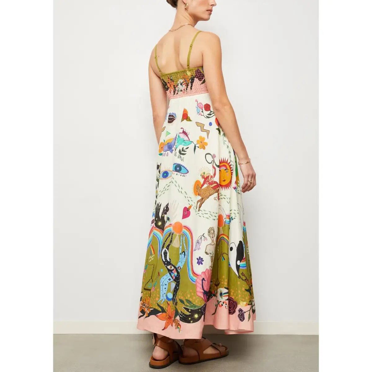 Alemais Evergreen Sundress Multi Size 4 photo 2