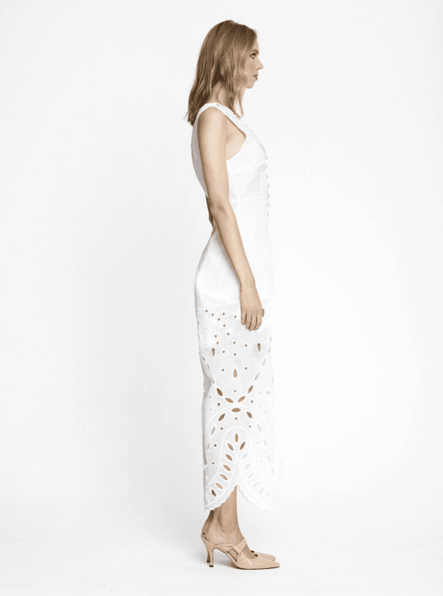 Alice McCall Porcelain Moonchild Jumpsuit White Size 8 photo 2