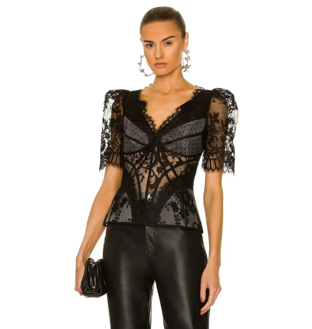 Zimmermann Dancer Lace Bodice Black Size 0 / AU 8 photo 3