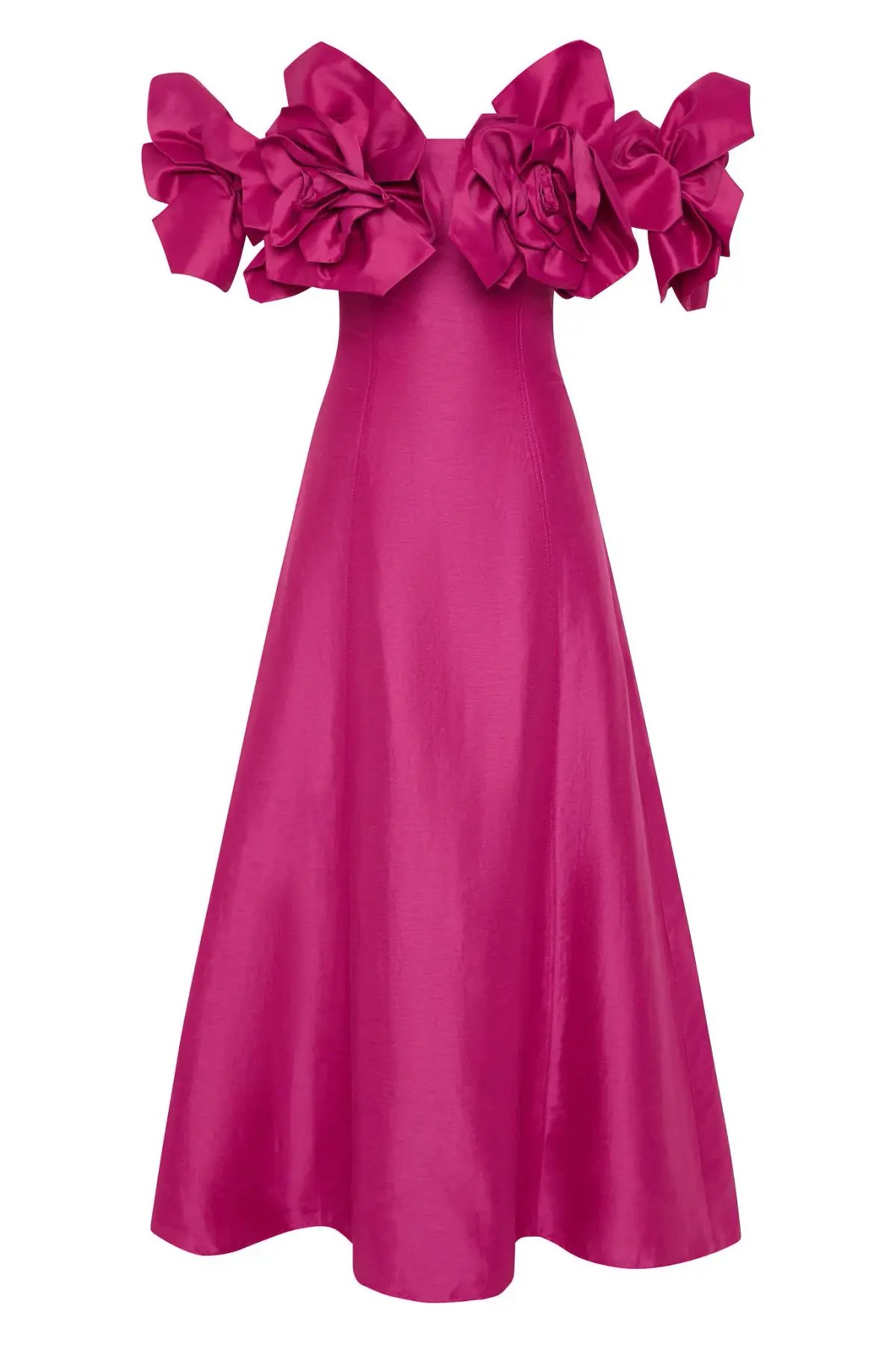Aje Etta Gown in Magenta Size 12 photo 4