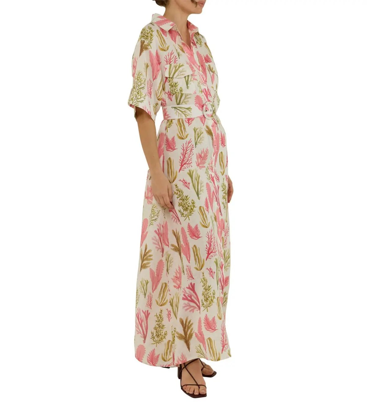 Palm Noosa Momento Dress in Sea Garden Print Size AU 6 photo 2