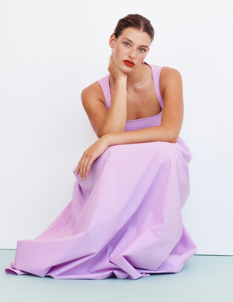 Oroton Strappy Sundress Lilac photo 2