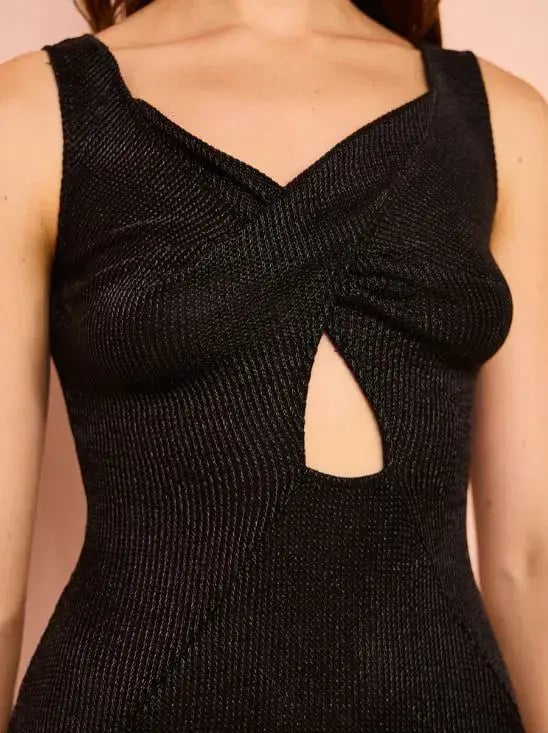 One Fell Swoop Alessi Stretch Dress Iako Size 8 photo 3