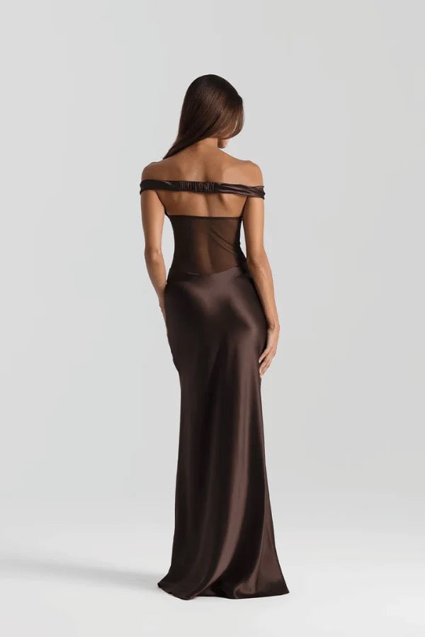 Natalie Rolt Gwyneth Gown - Espresso photo 3