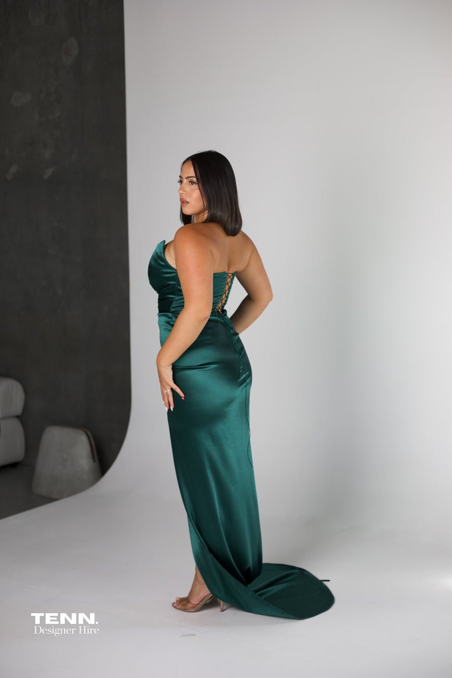 Lia Stublla Amelie Gown - Green photo 2