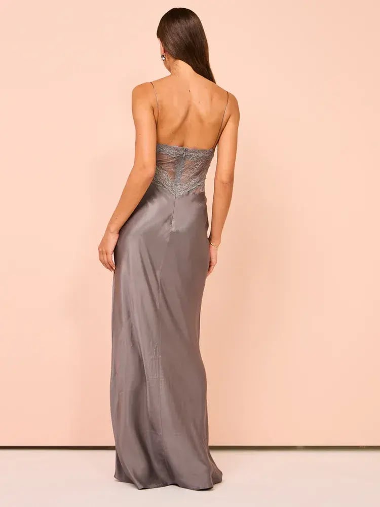 Bec & Bridge Amoras Gown in Grey Size 10 photo 3