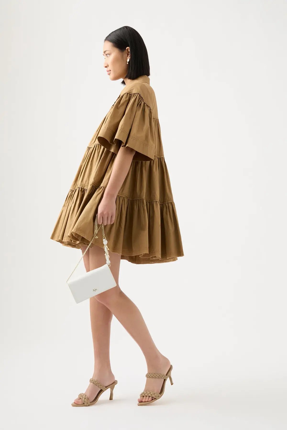 Aje Lana Smock Dress Wilow Size 14 photo 2