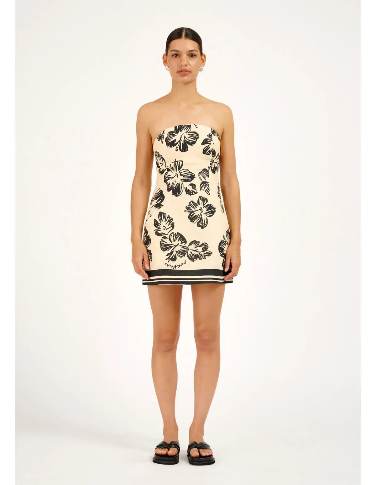 Roame Spencer Mini Dress Hibiscus Sunrise Size 3/AU 12 photo 3