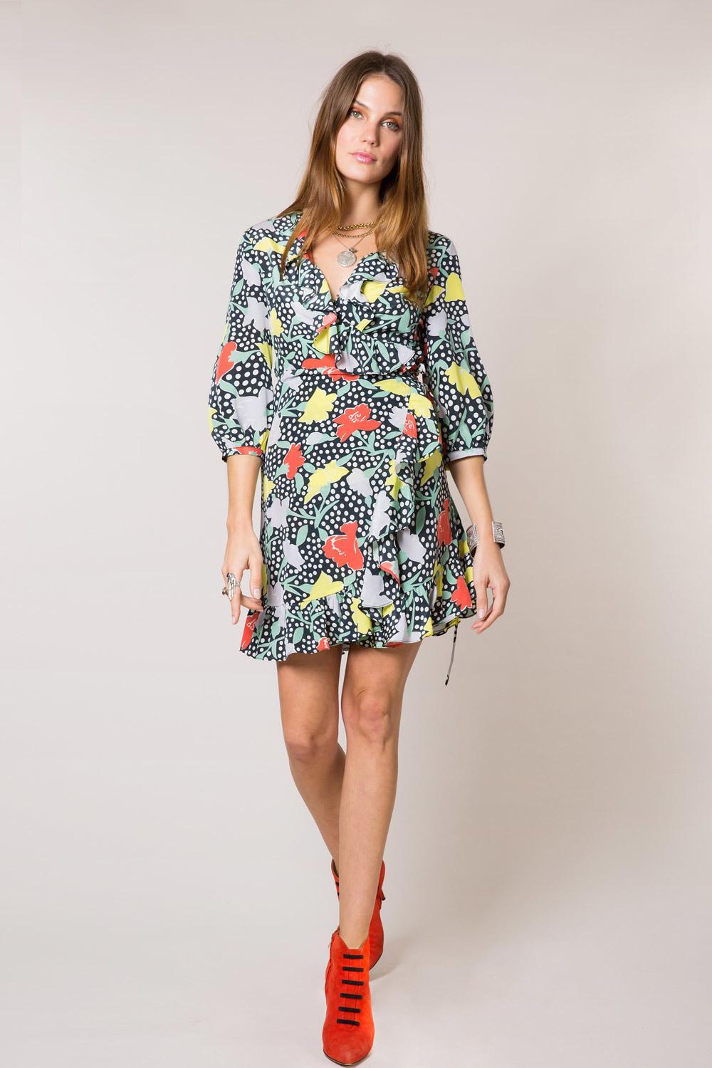 Rixo London- Abigail Polka Dot Garden Dress photo 2