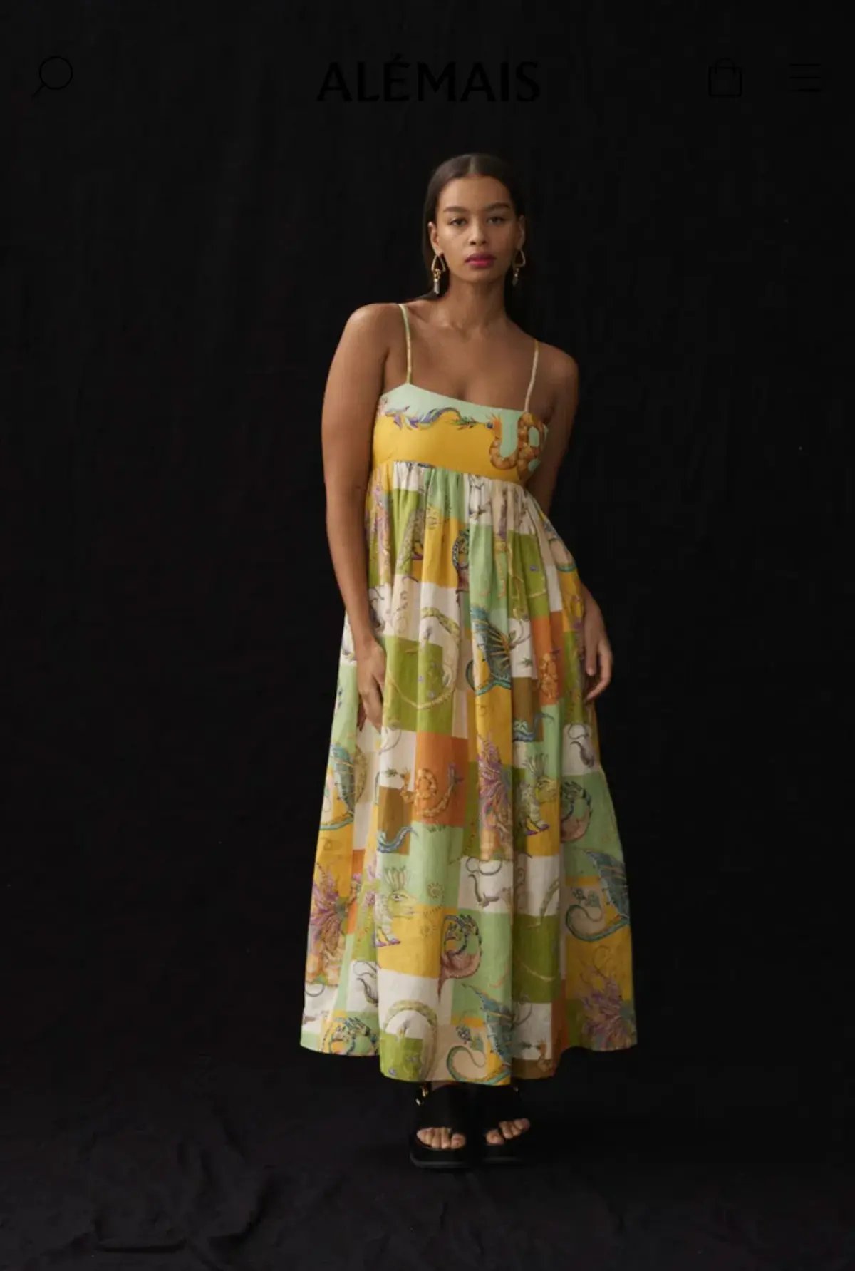 Alemais Jerome Midi Dress Multi Size 8 photo 6