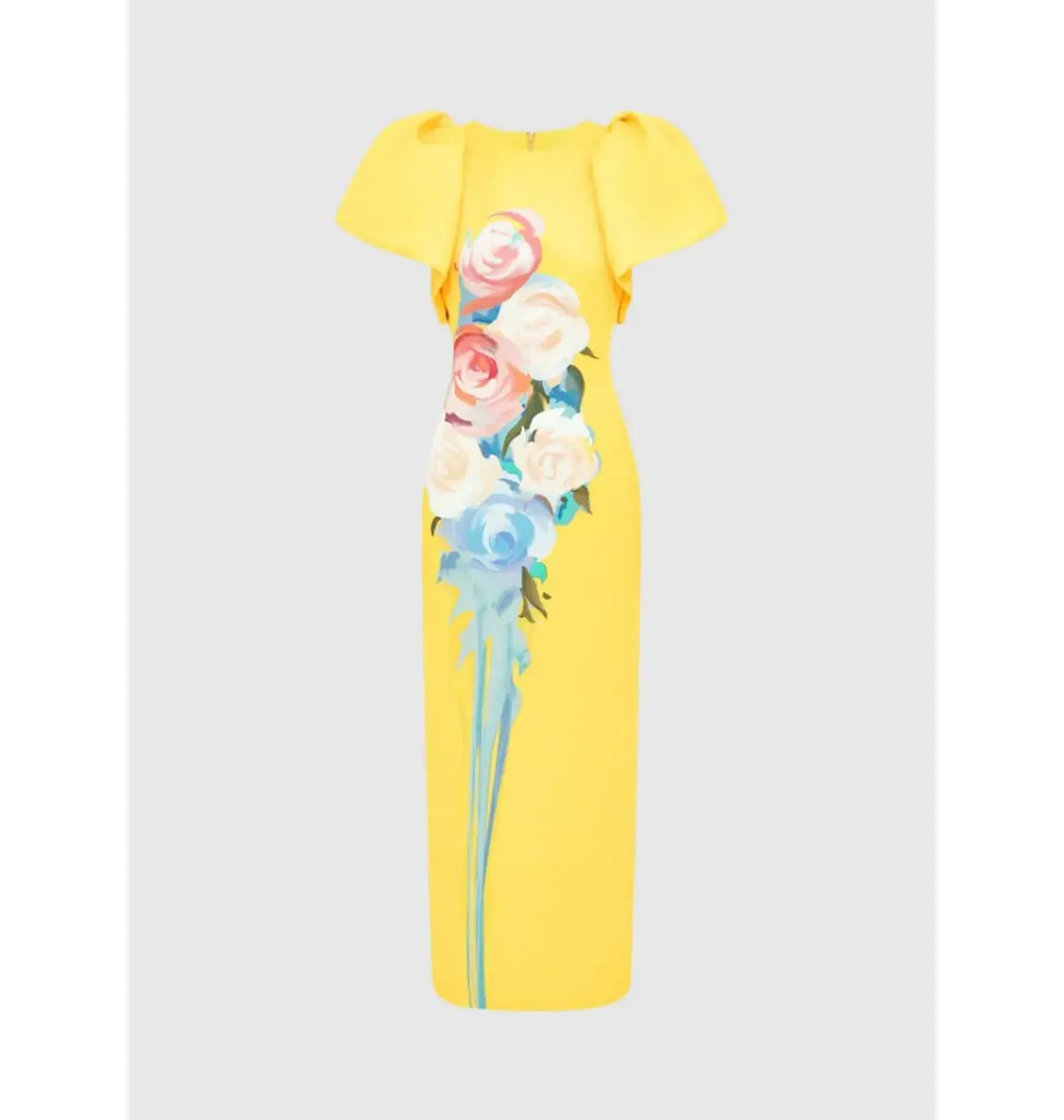 Leo Lin Lucinda Maxi Dress Bouquet Print Size 16 photo 3