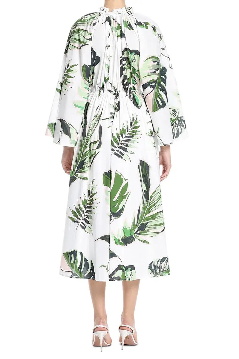 Leo Lin Alexia Midi Dress in Botanica Print Size 16 photo 2