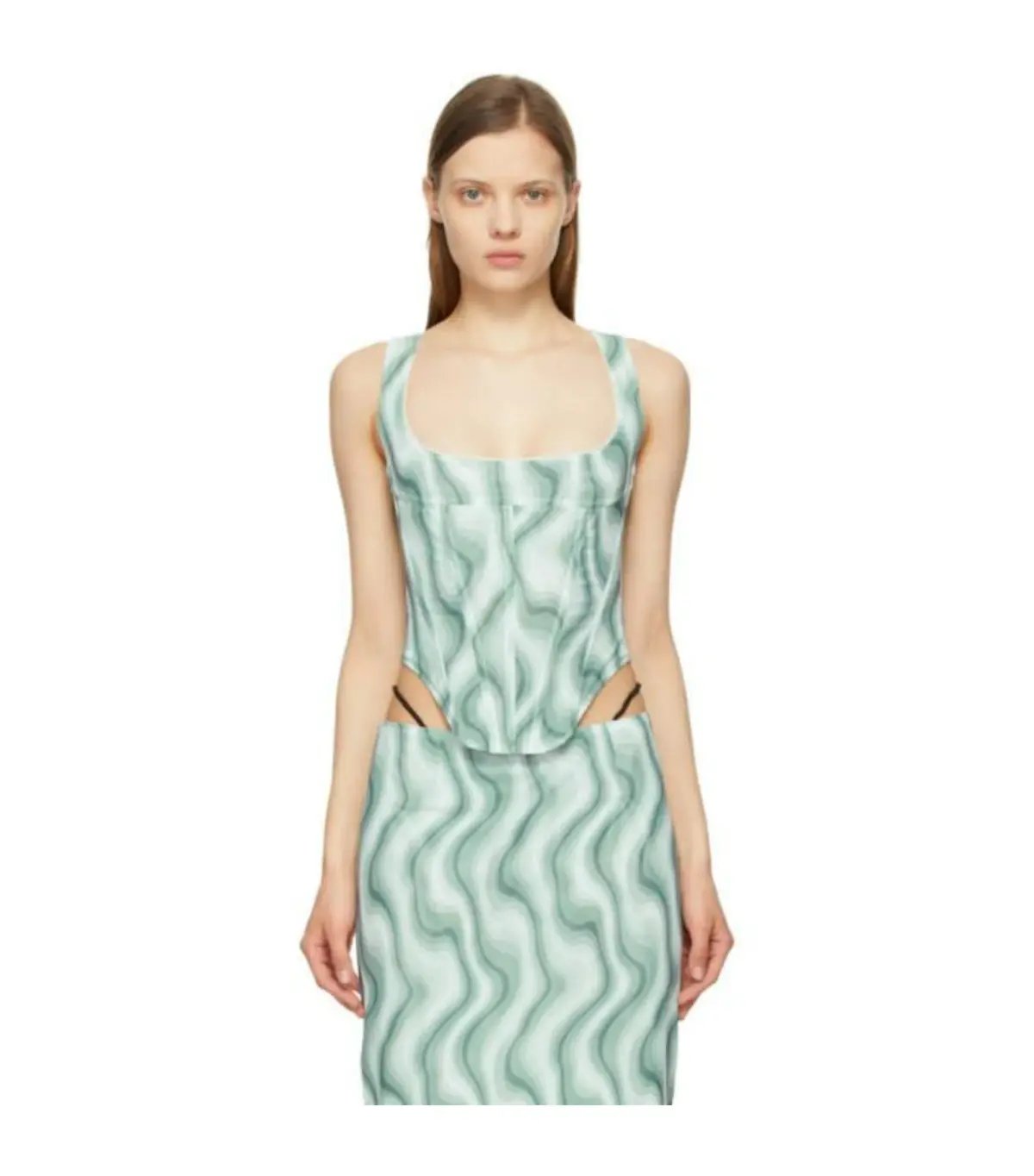Miaou Swerve Corset and Midi Skirt Print Size S / AU 8 photo 2
