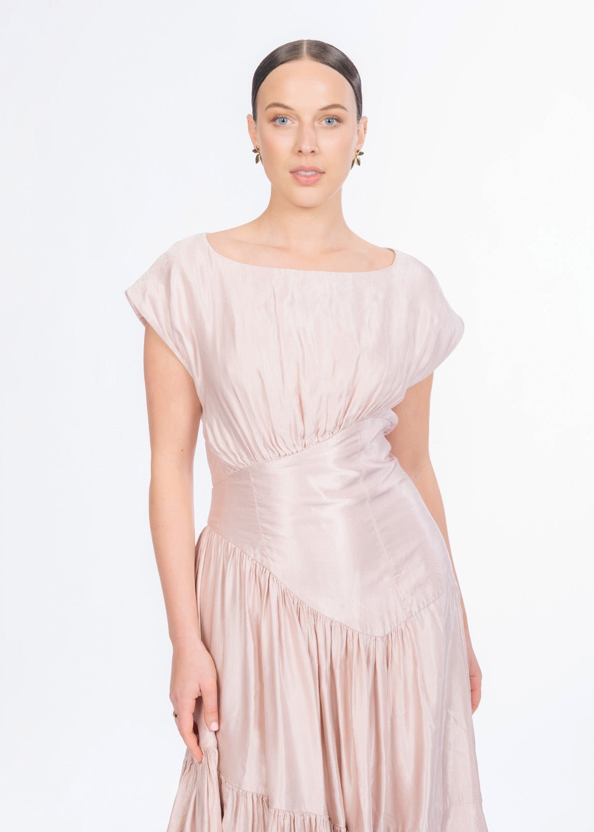 Serendipity Reflection Midi Dress in Blush photo 3
