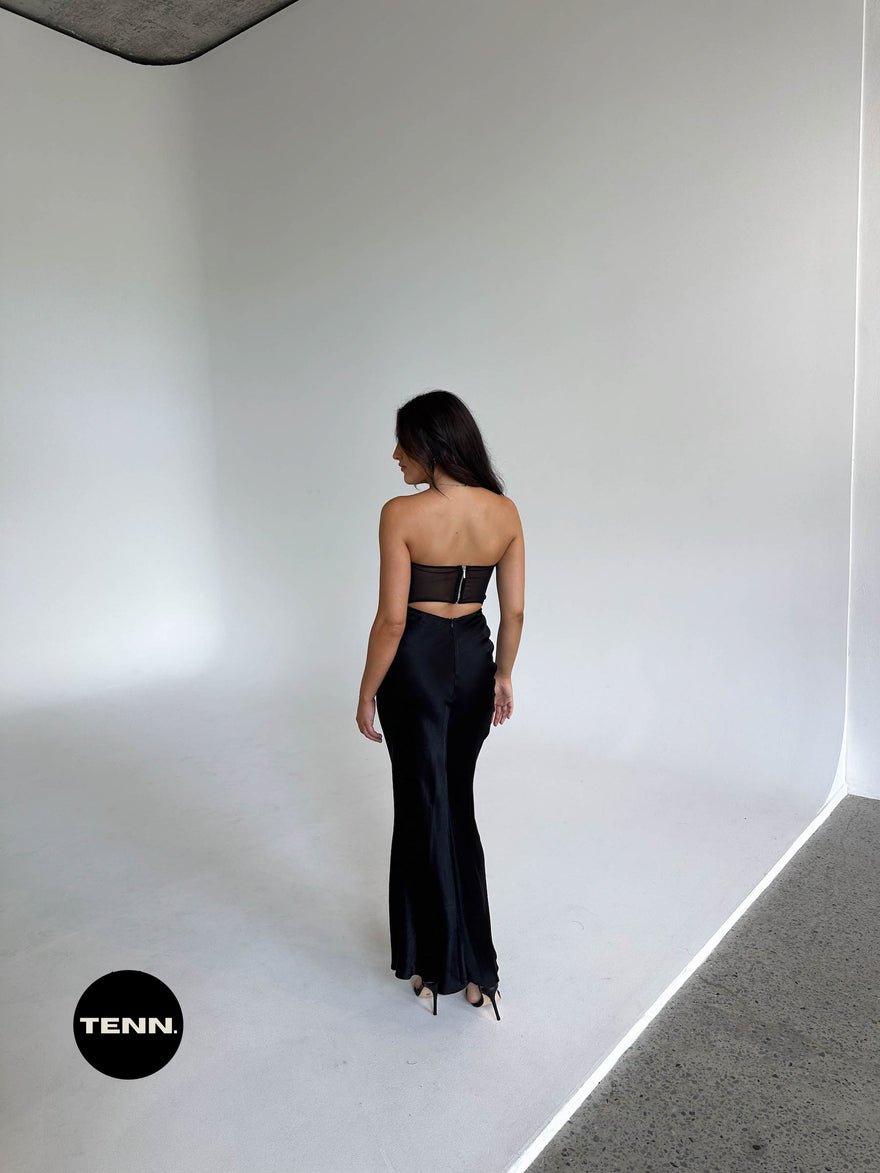 Bec & Bridge Halle Strapless Dress - Black photo 2