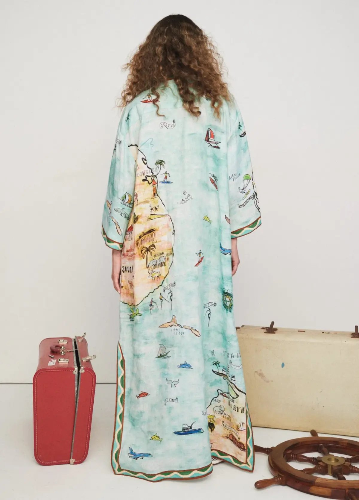 Alemais Swell Shirtdress Print Size 14 photo 3